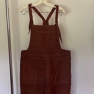 Brown Corduroy Overalls